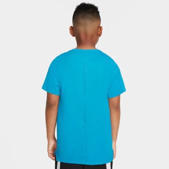 Nike Kids' Imperial Blue Dri-FIT Logo Graphic Tee - Picture 2 of 12